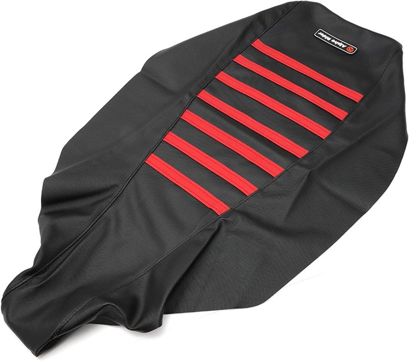 WIKIBB Grip Seat Cover Fit for 2004-2018 Honda TRX 450 ER/TRX 450 R Seat Wheeler Quad Multi Gripper Seat Cover #197 (Red & Black) - Image 1